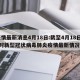 疫情最新消息4月18日:截至4月18日24时新型冠状病毒肺炎疫情最新情况