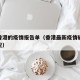 最新香港的疫情报告单（香港最新疫情确诊病例情况）
