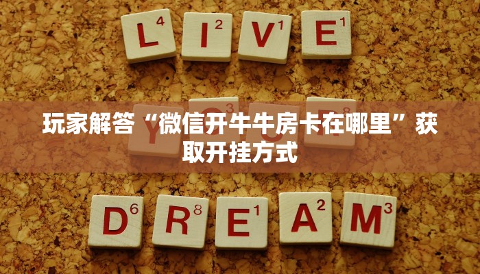 独家解读“炸金花链接微信h5”详细房卡教程