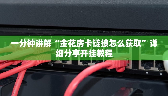 一分钟讲解“金花房卡链接怎么获取”详细分享开挂教程