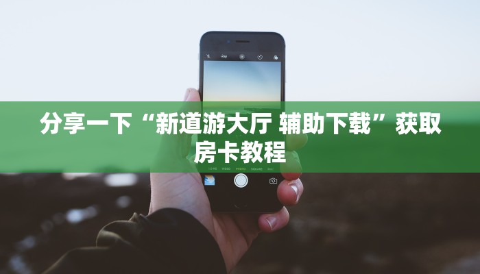 分享一下“新道游大厅 辅助下载”获取房卡教程