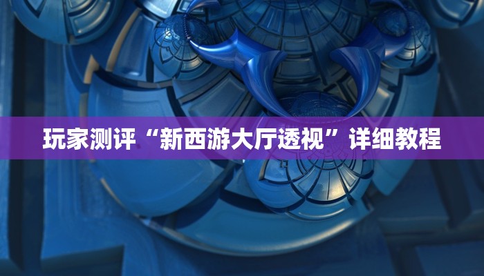 玩家测评“新西游大厅透视”详细教程