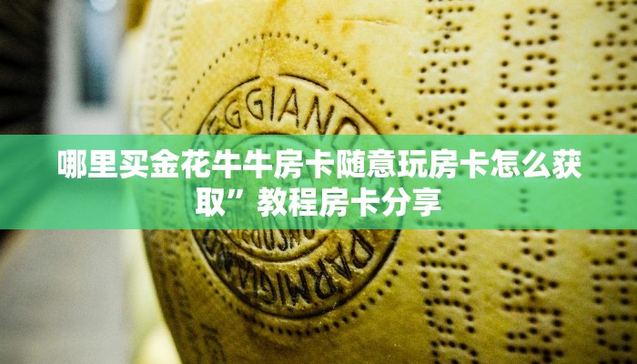 哪里买金花牛牛房卡随意玩房卡怎么获取”教程房卡分享