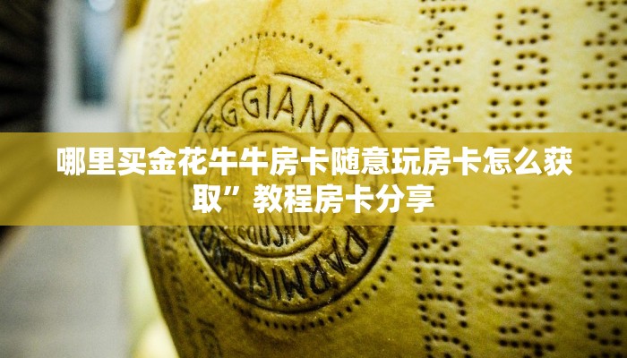 哪里买金花牛牛房卡随意玩房卡怎么获取”教程房卡分享