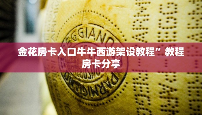 金花房卡入口牛牛西游架设教程”教程房卡分享