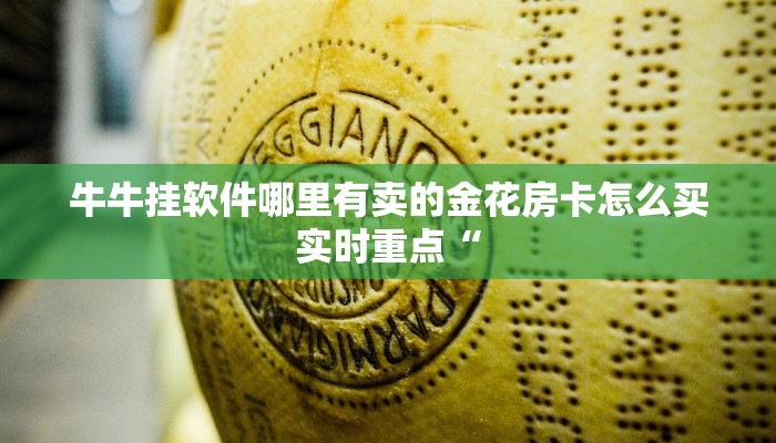 牛牛挂软件哪里有卖的金花房卡怎么买实时重点“